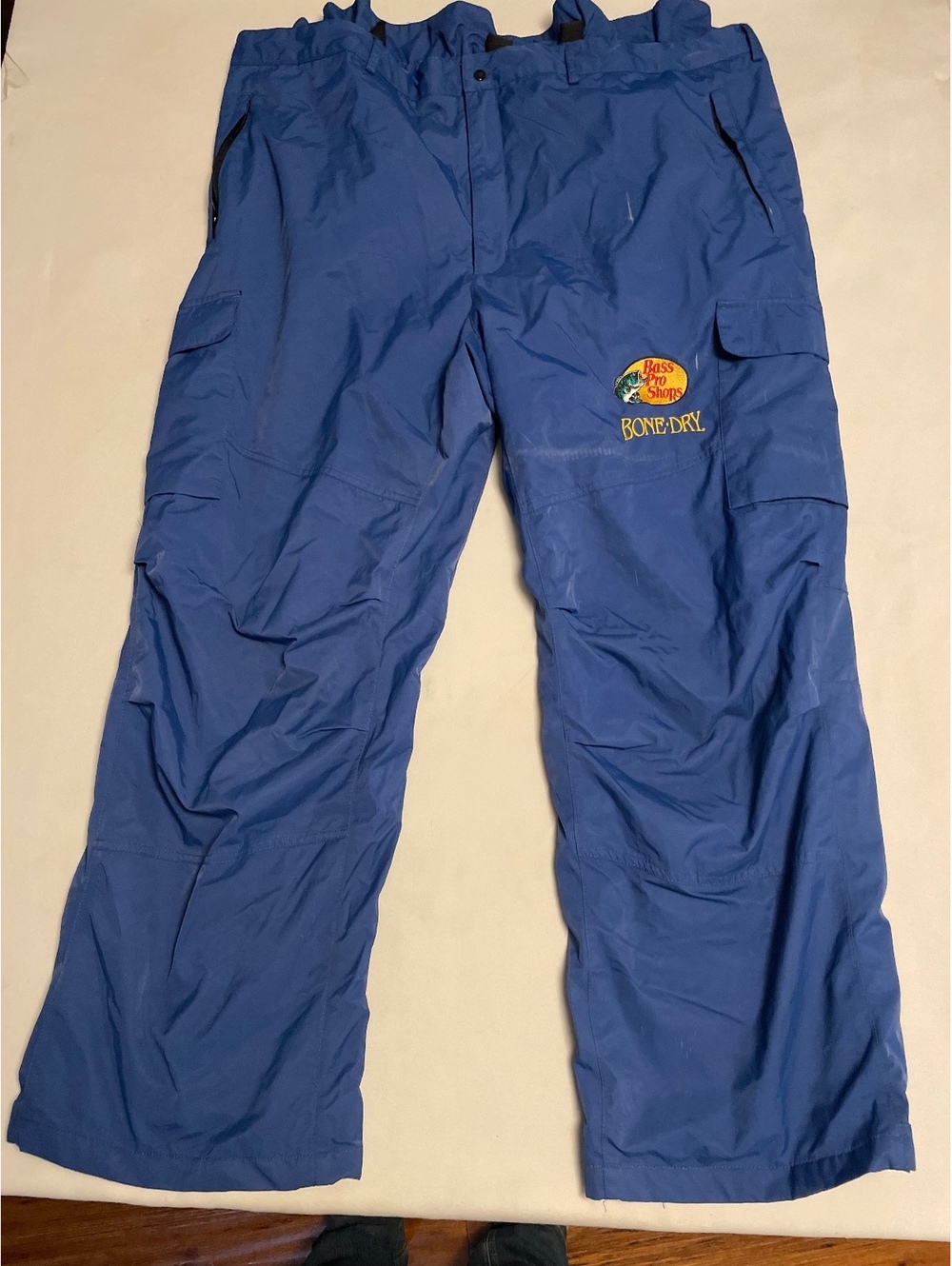 Bass Pro Shops Bone Dry Blue Nylon Snow Pants Size 3XL